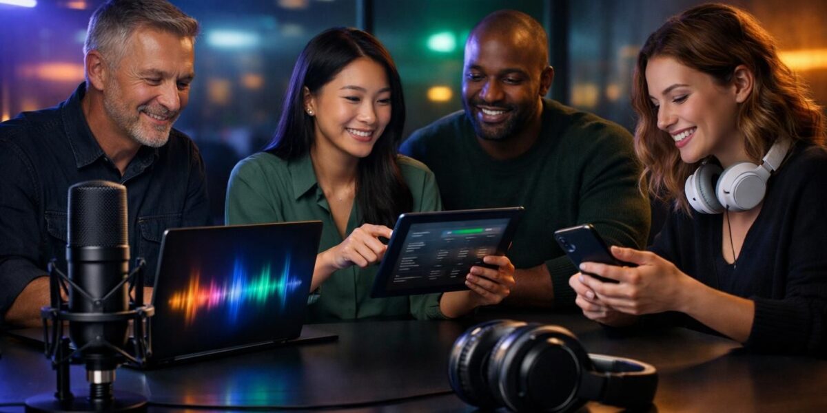 découvrez notre comparatif 2026 des voix ia avec elevenlabs, murf, playht et speechify pour choisir la meilleure solution de synthèse vocale adaptée à vos besoins.