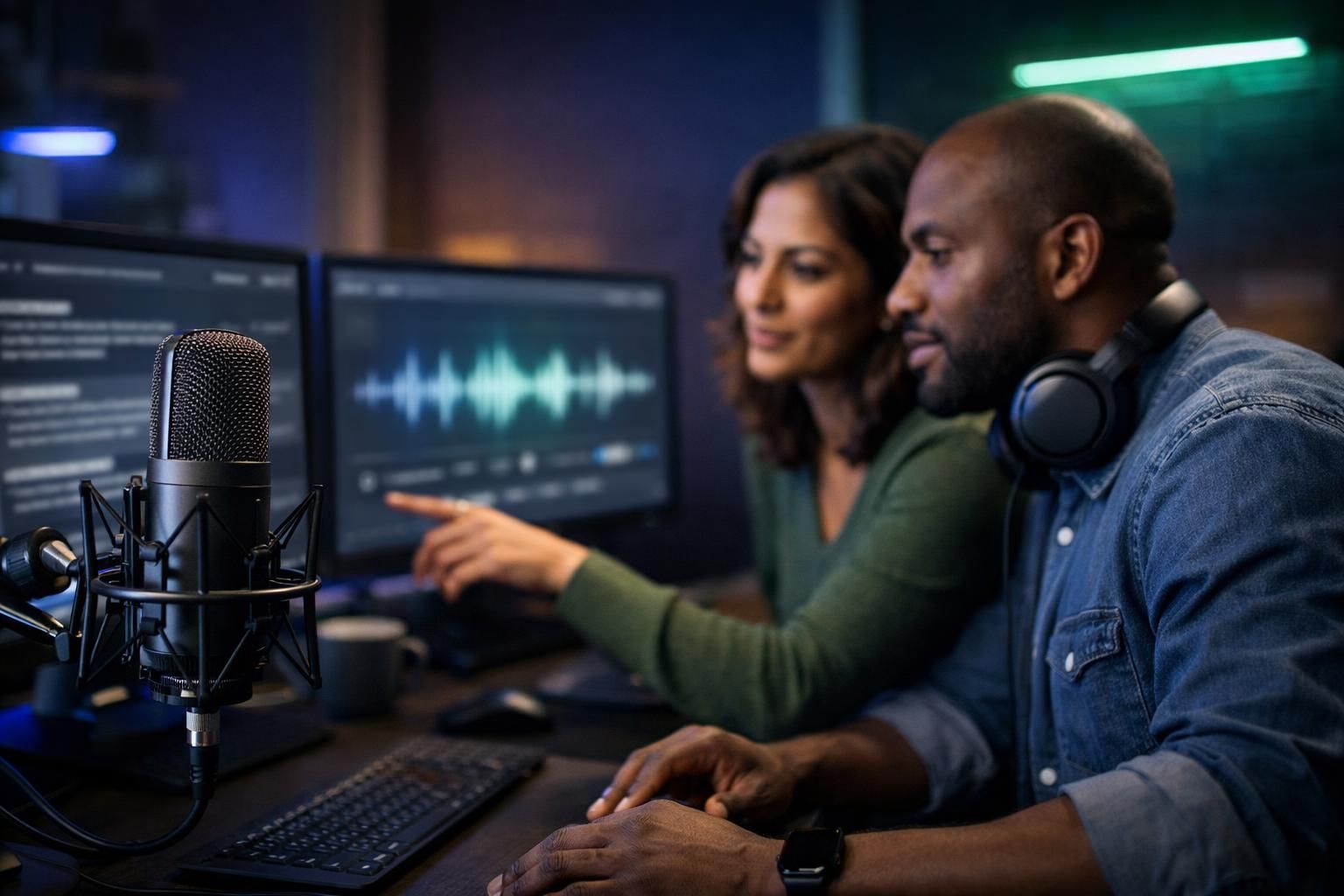 découvrez comment créer des formations audio e-learning captivantes grâce à la voix off et à l'intelligence artificielle pour améliorer l'engagement et l'efficacité de vos cours en ligne.