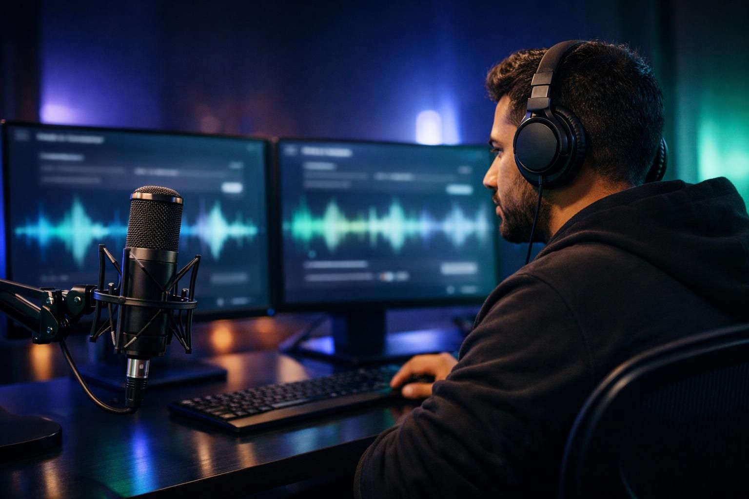 découvrez notre sélection exclusive des meilleures voix off masculines générées par intelligence artificielle en 2026, alliant réalisme et qualité pour tous vos projets audio.