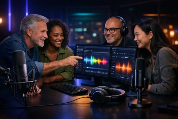 découvrez nos solutions innovantes de voix off en allemand, utilisant l'intelligence artificielle pour des narrations germanophones naturelles et captivantes.